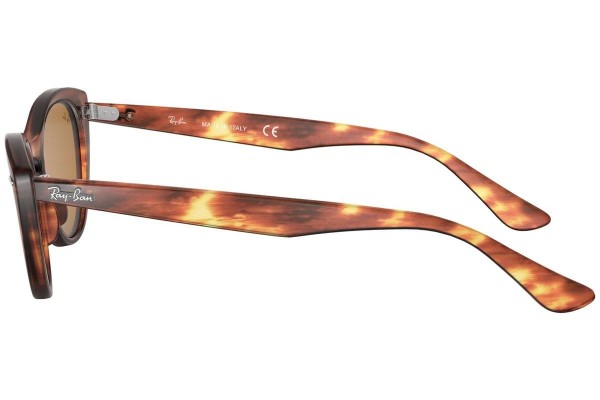 Okulary przeciwsłoneczne Ray-Ban Nina RB4314N 954/33 Kocie oczy Brązowe