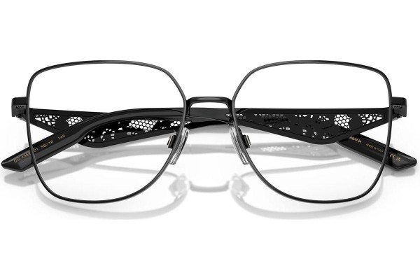 Okulary korekcyjne Dolce & Gabbana DG1358 01 Kocie oczy Czarne