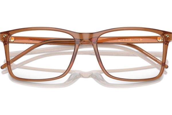 Glasses Giorgio Armani AR7258 5932 Kwadratowe Brązowe