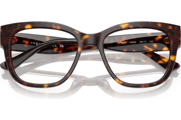 Okulary korekcyjne Vogue Eyewear VO5605 W656 Kwadratowe Havana