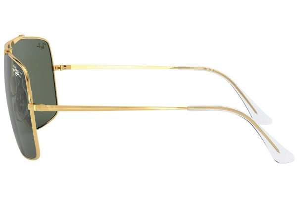 Okulary przeciwsłoneczne Ray-Ban Wings II RB3697 905071 Pojedyncze | Shield Złote