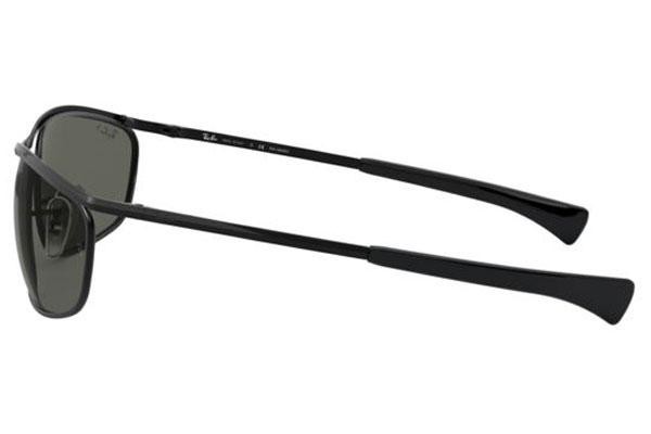 Okulary przeciwsłoneczne Ray-Ban Olympian I Deluxe RB3119M 002/58 Polarized Prostokątne Czarne