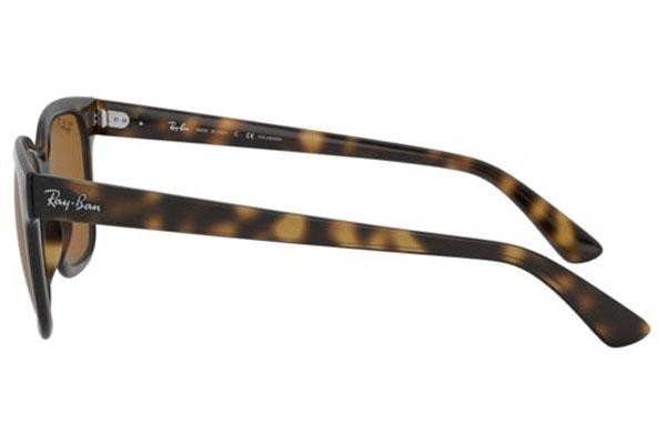 Okulary przeciwsłoneczne Ray-Ban RB4323 710/83 Polarized Kwadratowe Havana