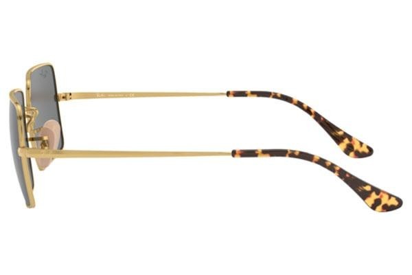 Okulary przeciwsłoneczne Ray-Ban Rectangle RB1969 9150B1 Kwadratowe Złote