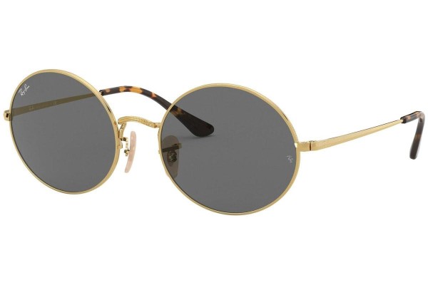 Okulary przeciwsłoneczne Ray-Ban Oval RB1970 9150B1 Okrągłe Złote