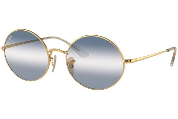 Okulary przeciwsłoneczne Ray-Ban Oval RB1970 001/GA Okrągłe Złote