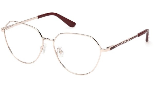 Okulary korekcyjne Guess GU50169 033 Okrągłe Złote