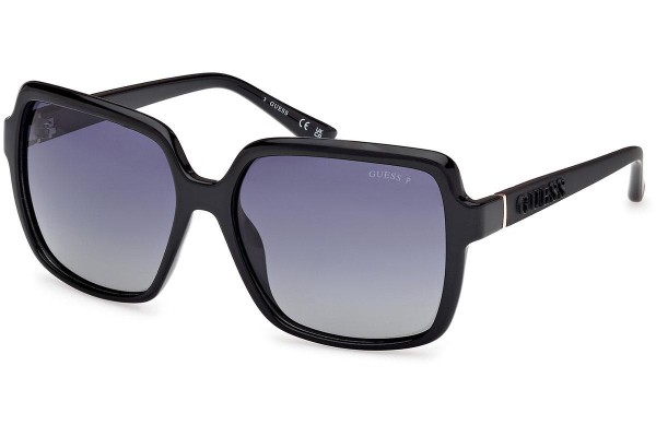 Слънчеви очила Guess GU00157 01D Polarized Квадратни Черна