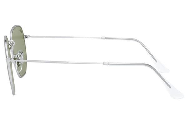 Okulary przeciwsłoneczne Ray-Ban Hexagonal RB3548 91984E Pilotki (Aviator) Srebrne