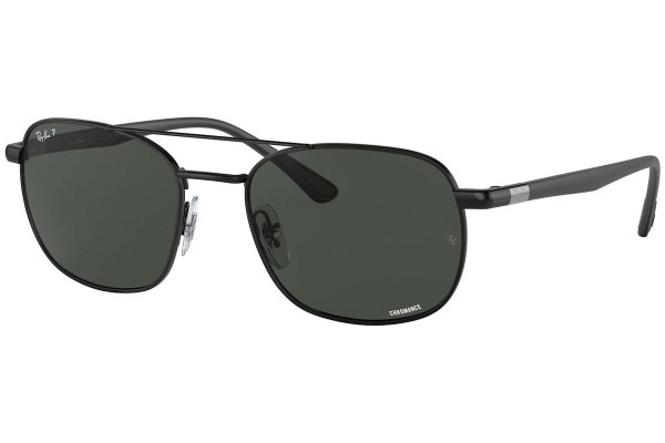 Okulary przeciwsłoneczne Ray-Ban Chromance Collection RB3670CH 002/K8 Polarized Kwadratowe Czarne
