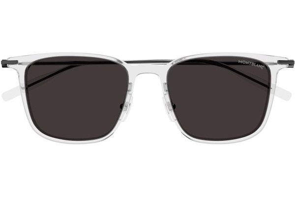 Okulary przeciwsłoneczne Mont Blanc MB0354S 003 Kwadratowe Przezroczyste