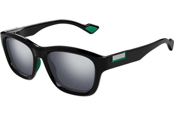 Okulary przeciwsłoneczne Gucci GG1630S 001 Kwadratowe Czarne