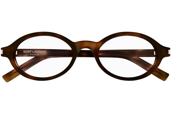 Briller Saint Laurent SL751JEANNEOPT 003 Oval Havana