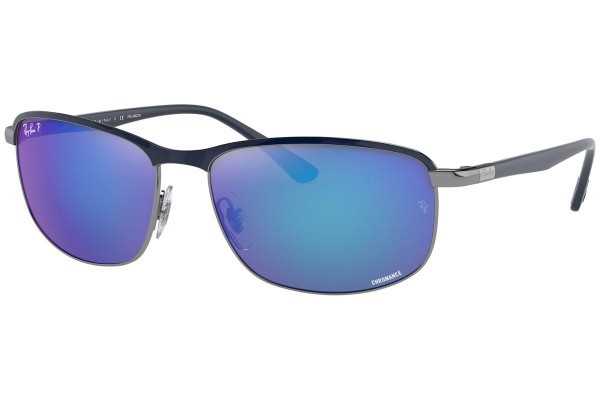 Слънчеви очила Ray-Ban Chromance Collection RB3671CH 92044L Polarized Правоъгълни Синя