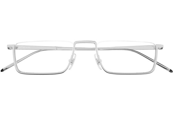Okulary korekcyjne Mont Blanc MB0370O 002 Prostokątne Srebrne