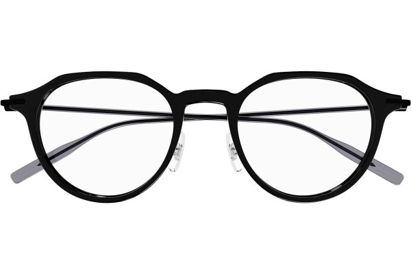 Okulary korekcyjne Mont Blanc MB0355O 001 Okrągłe Czarne