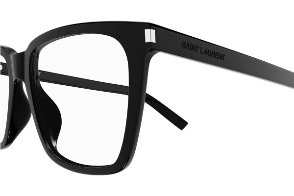 Okulary korekcyjne Saint Laurent SL717 SLIM 001 Kwadratowe Czarne