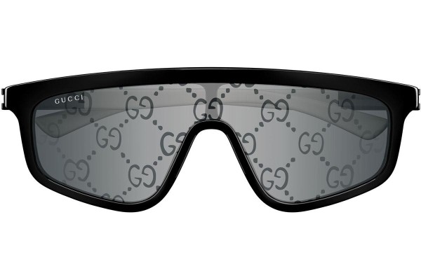 Okulary przeciwsłoneczne Gucci GG1736S 003 Pojedyncze | Shield Czarne