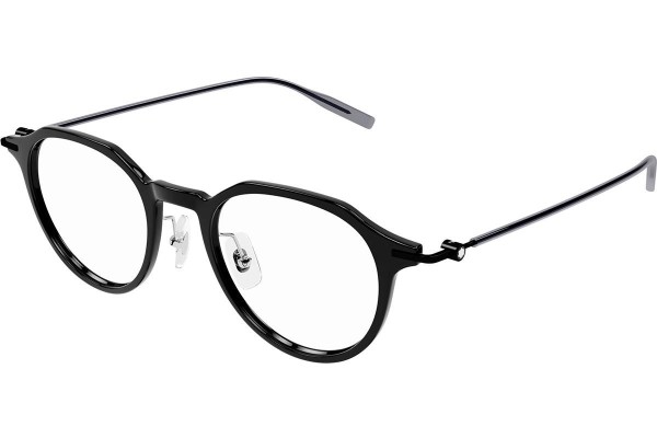Okulary korekcyjne Mont Blanc MB0355O 001 Okrągłe Czarne