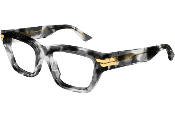 Okulary korekcyjne Bottega Veneta BV1190O 006 Kwadratowe Szare