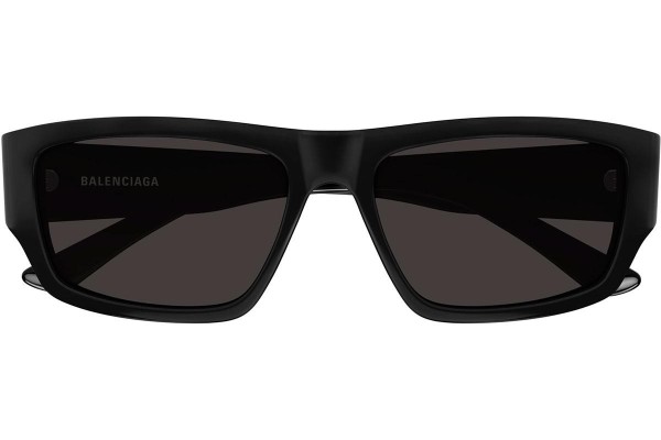 Ochelari de soare Balenciaga BB0366S 001 Pătrați Negri