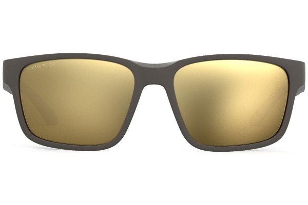 Ochelari de soare Smith BASECAMP FRE/QE Polarized Pătrați Gri