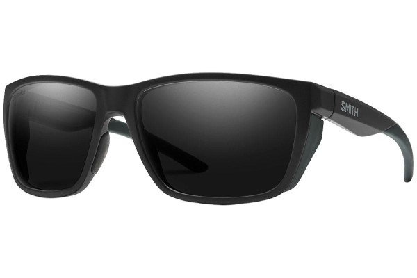 Solbriller Smith Longfin 003/6N Polarized Firkantet Sort