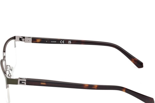 Okulary korekcyjne Guess GU50191 097 Prostokątne Zielone