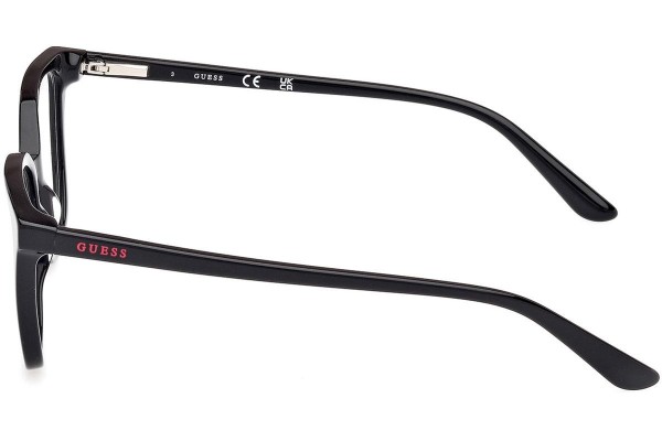 Okulary korekcyjne Guess GU50165 001 Kwadratowe Czarne
