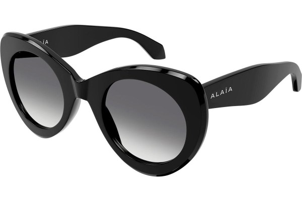 Solbriller Alaia AA0064S 002 Cat Eye Sort