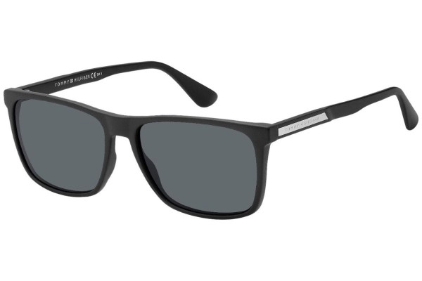 Okulary przeciwsłoneczne Tommy Hilfiger TH1547/S 003/IR Kwadratowe Czarne