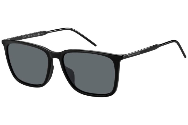 Okulary przeciwsłoneczne Tommy Hilfiger TH1652/G/S 807/IR Prostokątne Czarne