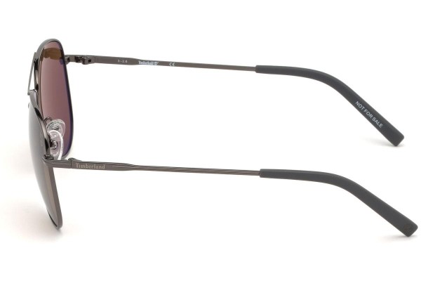Okulary przeciwsłoneczne Timberland TB9179 08H Polarized Pilotki (Aviator) Srebrne