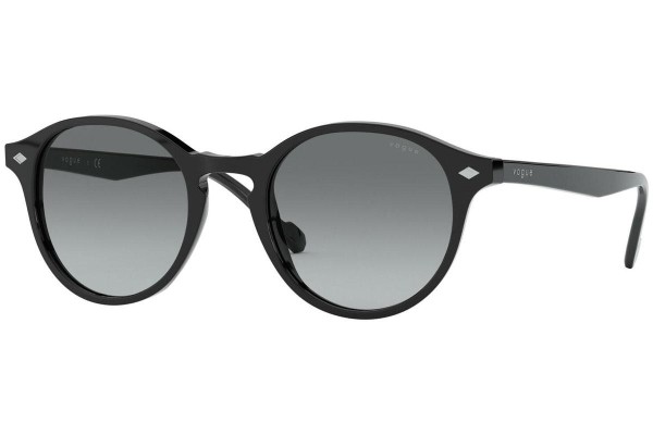 Okulary przeciwsłoneczne Vogue VO5327S W44/11 Okrągłe Czarne