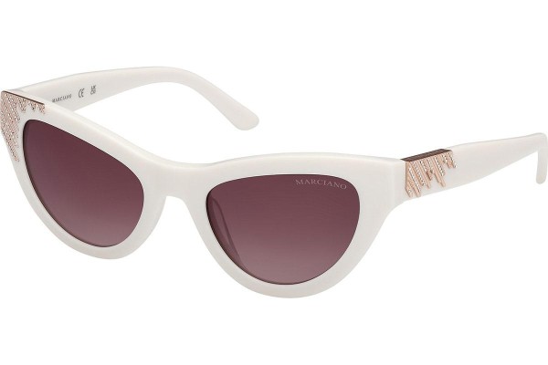 Ochelari de soare Marciano GM00025 21F Cat Eye Albi