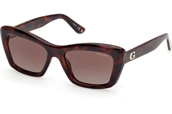 Okulary przeciwsłoneczne Guess GU00195 52F Kocie oczy Havana