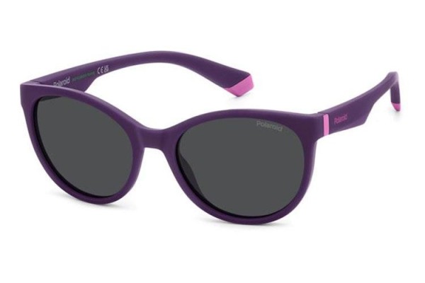 Ochelari de soare Polaroid Junior PLD8065/S B3V/M9 Polarized Cat Eye Violeți