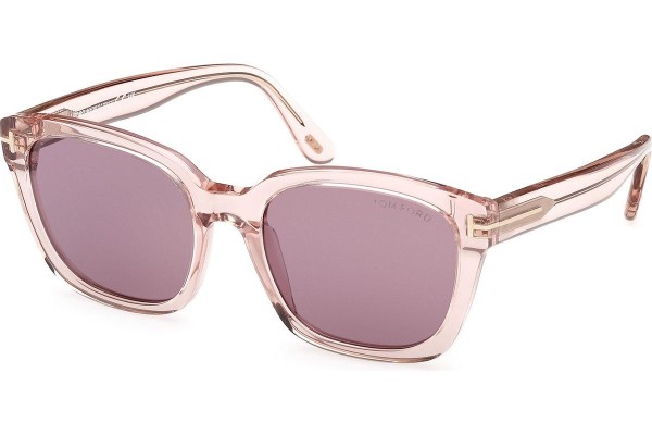 Zonnebril Tom Ford Haylay FT1216 72Y Vierkant Roze