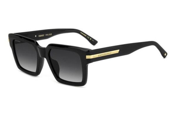 Ochelari de soare Dsquared2 D20161/G/S 807/9O Pătrați Negri