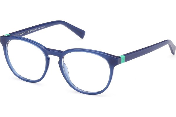 Okulary korekcyjne Timberland TB50062 090 Okrągłe Niebieskie