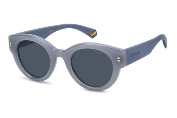 Ochelari de soare Polaroid PLD6240/S/X MVU/C3 Rotunzi Albaștri