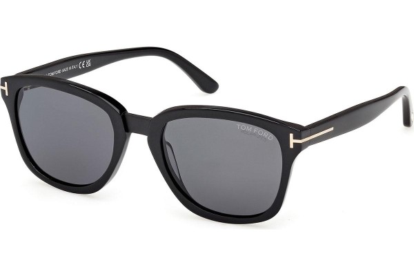 Napszemüvegek Tom Ford Graydon FT1213 01D Polarized Szogletes Fekete