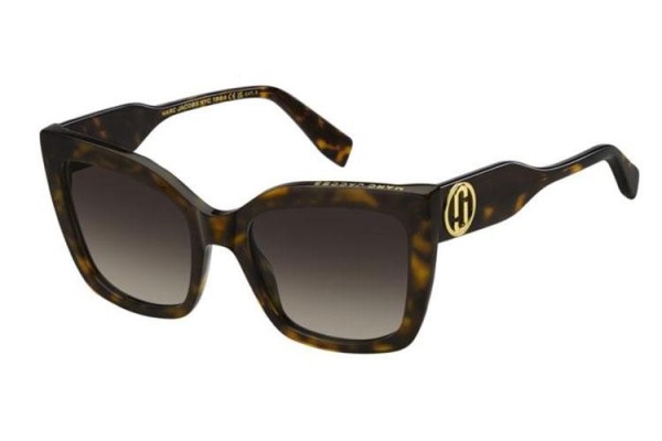 Okulary przeciwsłoneczne Marc Jacobs MARC811/S 086/HA Kocie oczy Havana