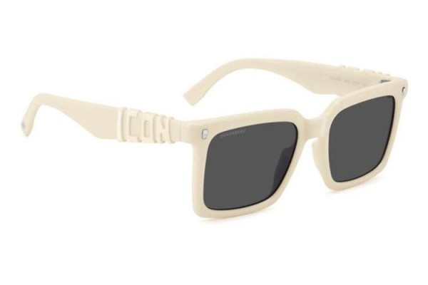 Ochelari de soare Dsquared2 ICON0025/S SZJ/IR Pătrați Albi