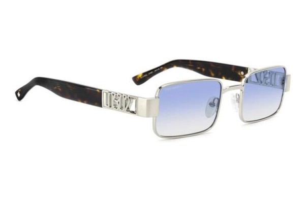 Ochelari de soare Dsquared2 D20156/S 010/ST Dreptunghiulari Argintii