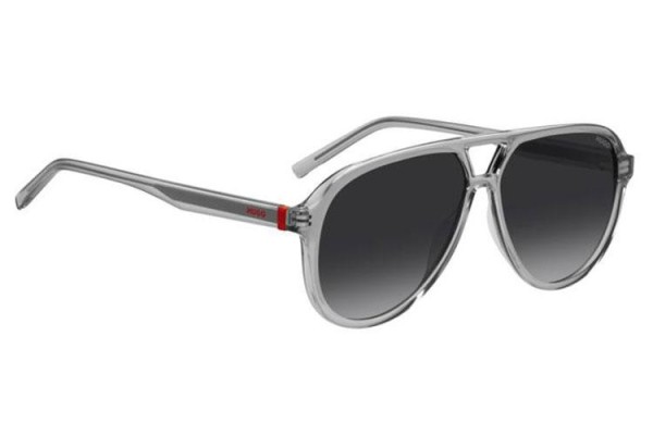 Okulary przeciwsłoneczne HUGO HG1362/S KB7/9O Pilotki (Aviator) Szare