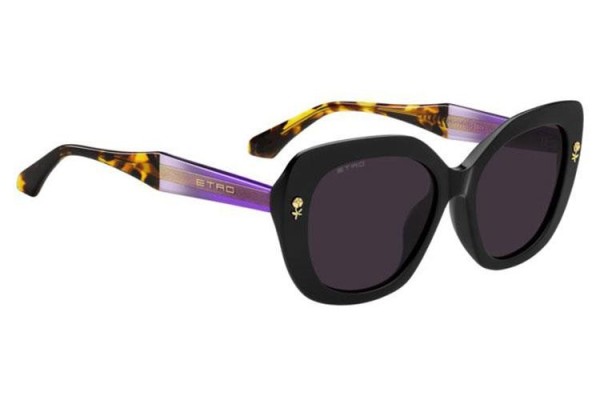 Ochelari de soare Etro ETRO0091/F/S 807/UR Cat Eye Negri