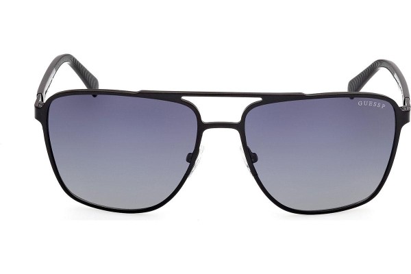 Ochelari de soare Guess GU00210 02D Polarized Pătrați Negri