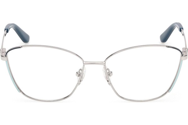 Glasses Guess GU50224 010 Kocie oczy Srebrne