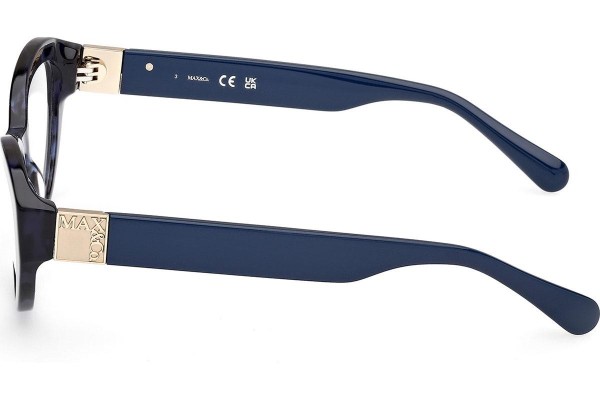 Ochelari Max&Co. MO5176 055 Cat Eye Albaștri